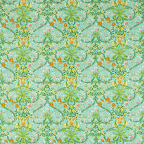 Woodland Weeds Orange Turquoise 226991 Bed Runners